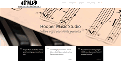 Desktop Screenshot of hoopermusicstudio.com